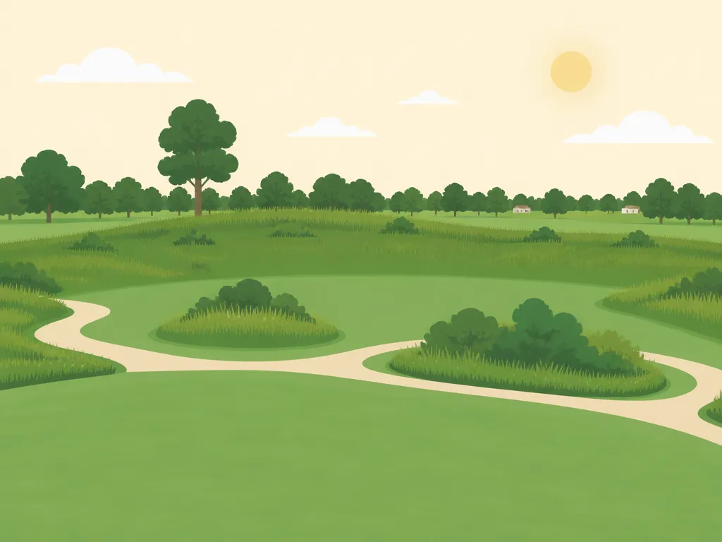 Illustration of Hesston Golf Course