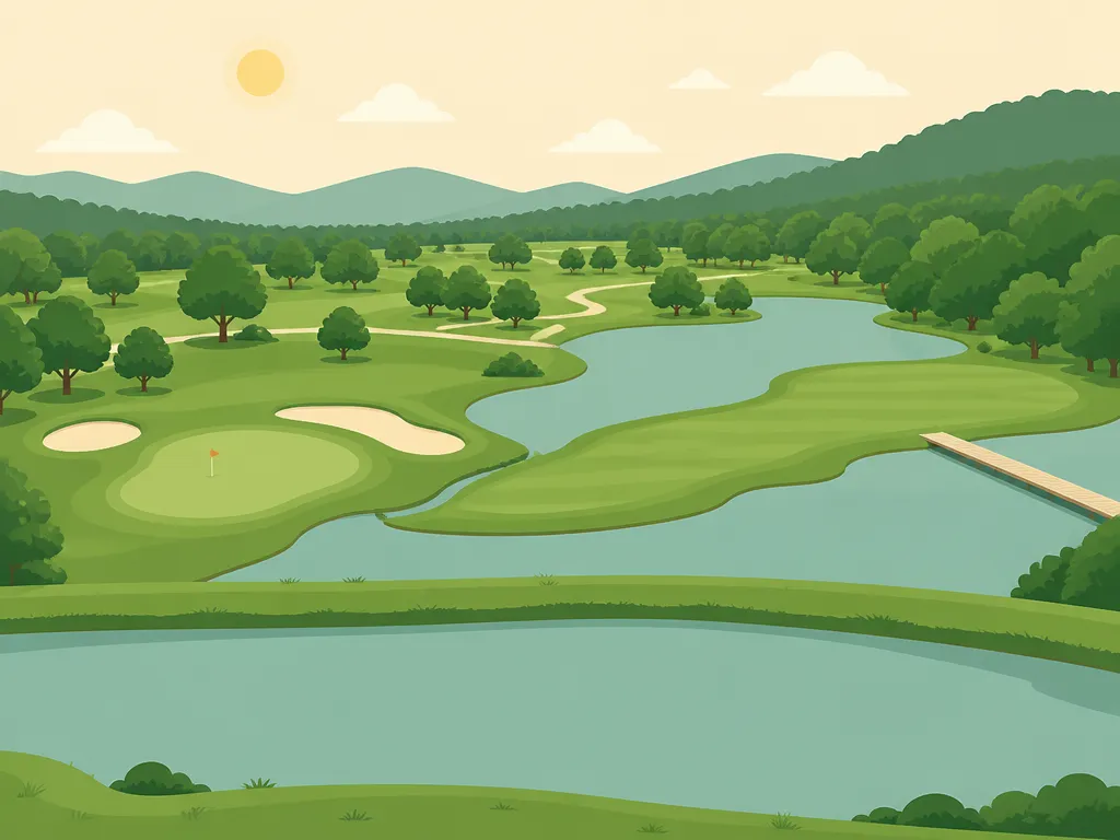 Illustration of Calderwood Valley Golf Course