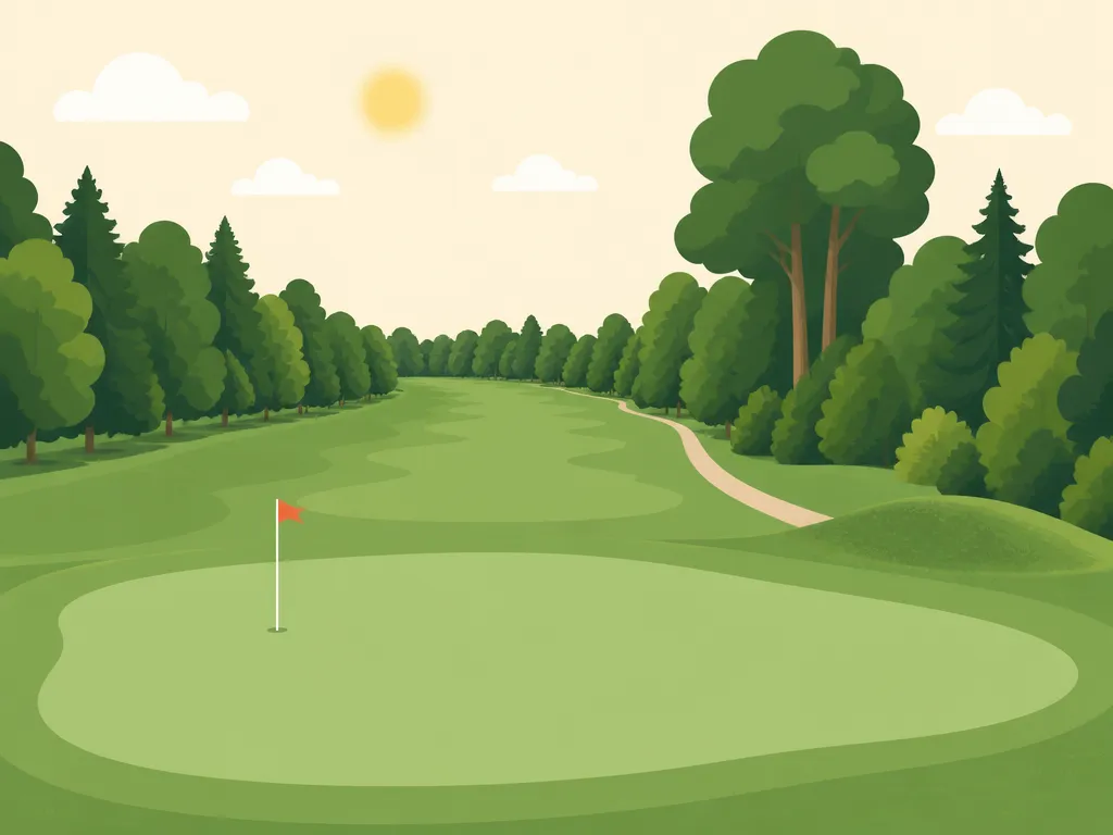 Illustration of Eastmoreland Golf Course