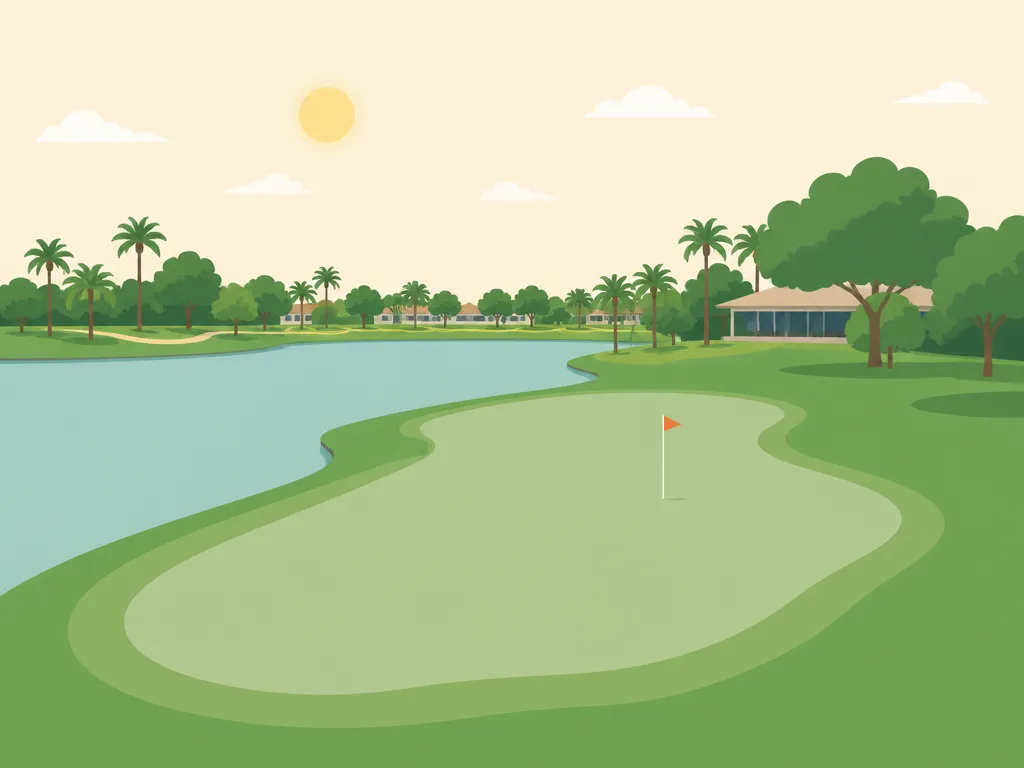 Illustration of Miami Lakes Golf Club