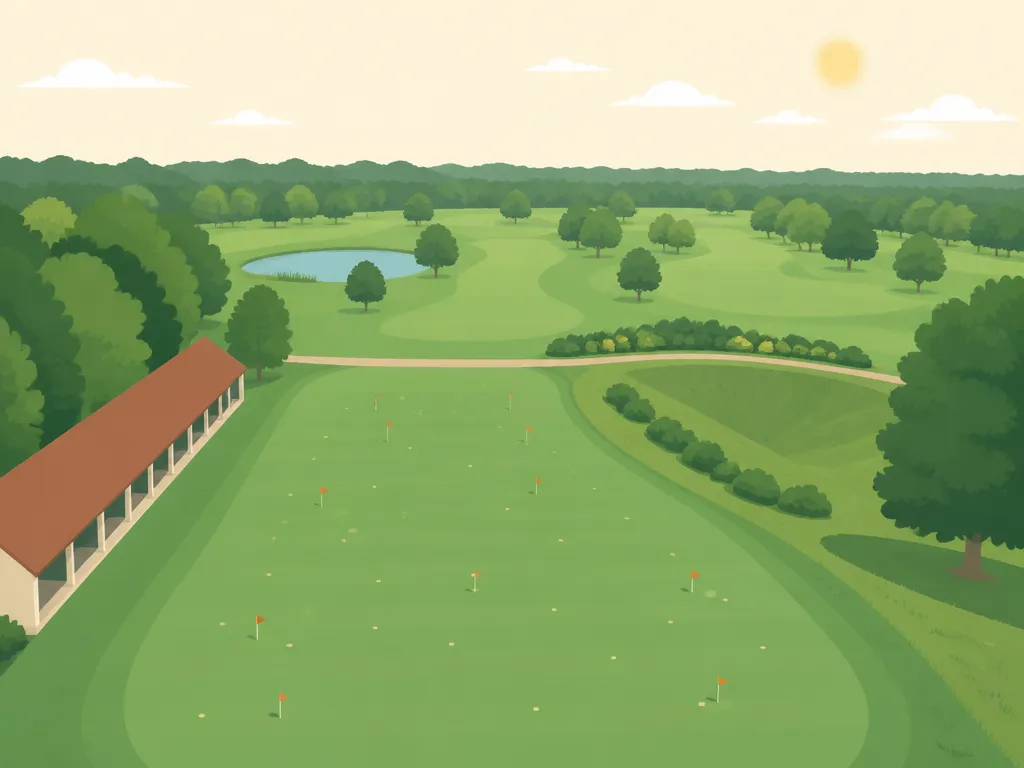 Illustration of Golf In Wall