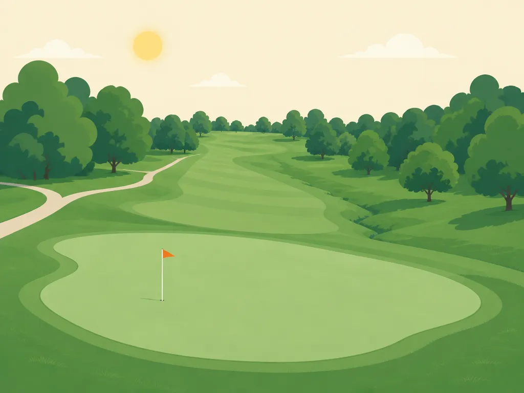 Illustration of Hodge Park Golf Course