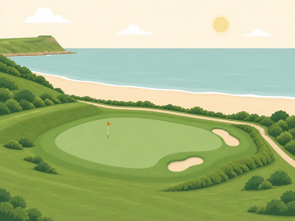 Illustration of Golf Blue Green Pléneuf-Val-André