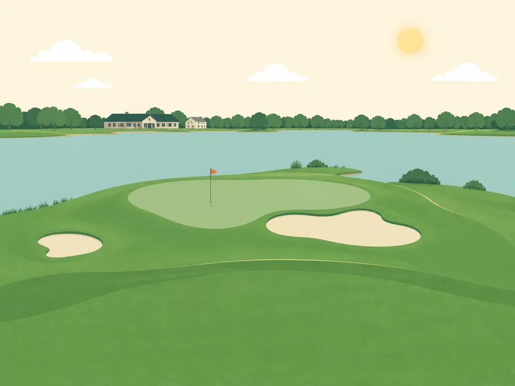 Illustration of Lakeview Golf Course