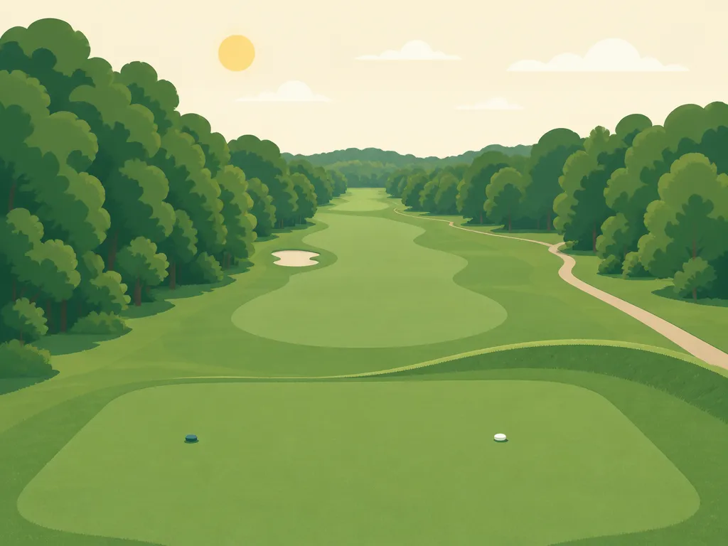 Illustration of Hobbit's Glen Golf Club
