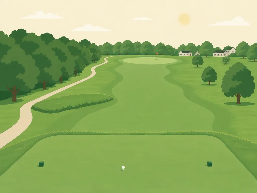 Illustration of Twin Bridges Golf Club