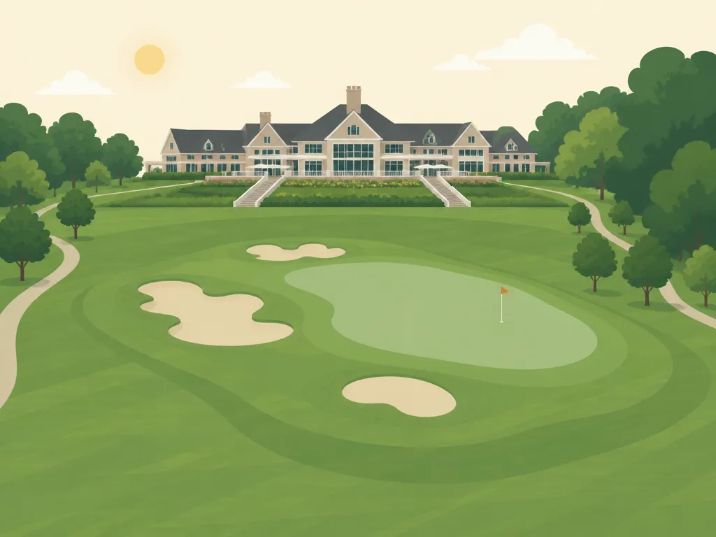 Illustration of Crystal Tree Golf & Country Club