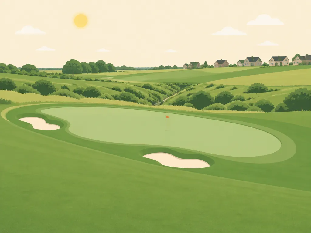 Illustration of Hawktree Golf Club