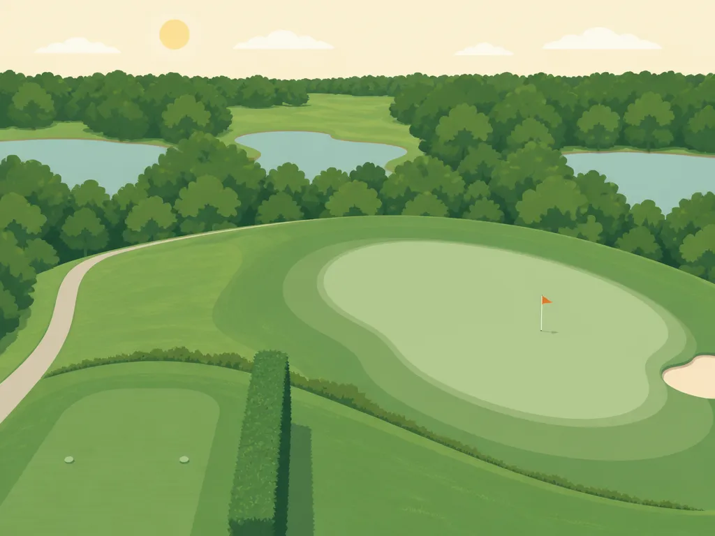Illustration of Burl Oaks Golf Club
