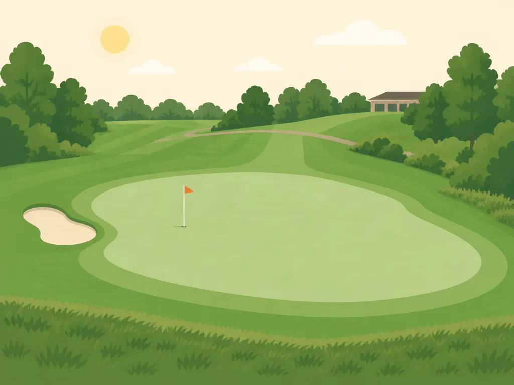 Illustration of Harvest Hill Golf Course