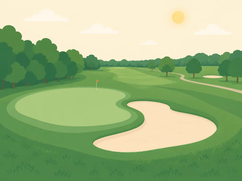 Illustration of Sunset Valley Golf Club