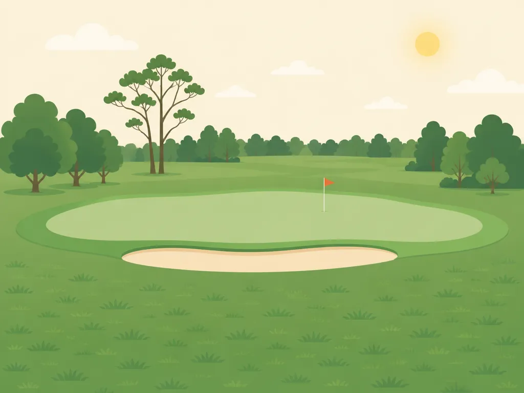Illustration of Knoll View Golf Course