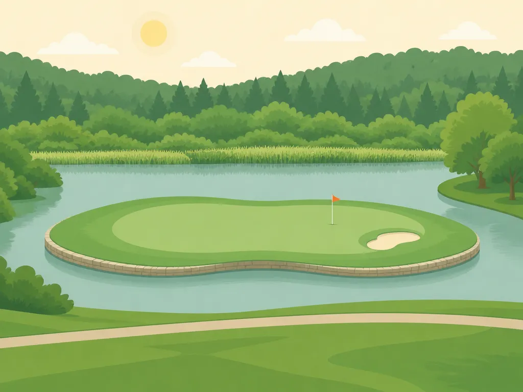 Illustration of Salmon Run Golf Course