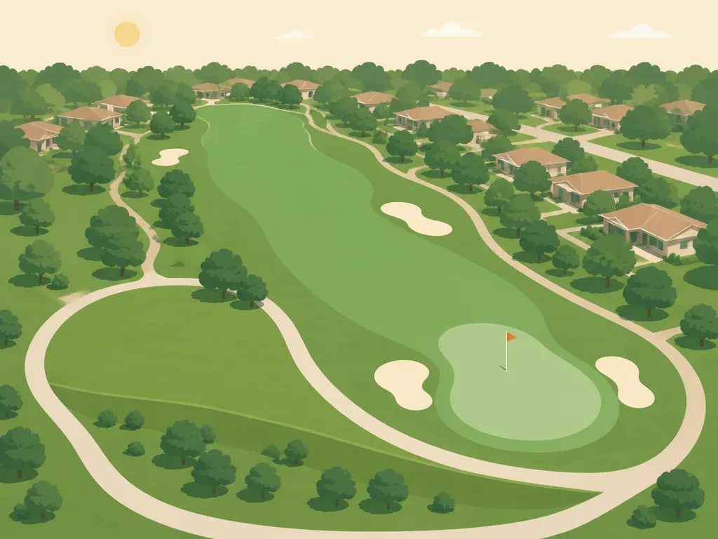 Illustration of Orange Tree Golf Club