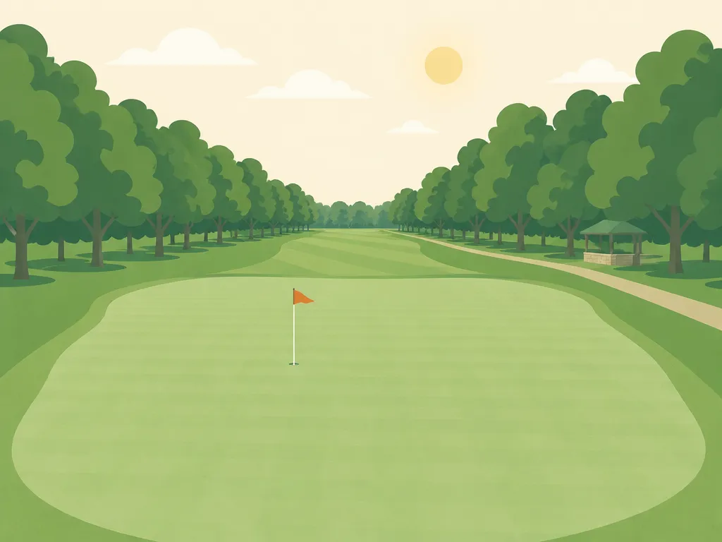 Illustration of Hallettsville Golf Course