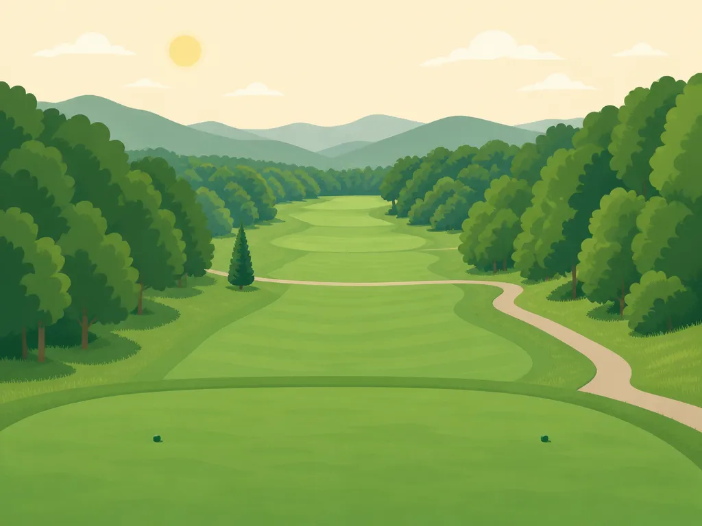 Illustration of Fountain Springs Golf Course