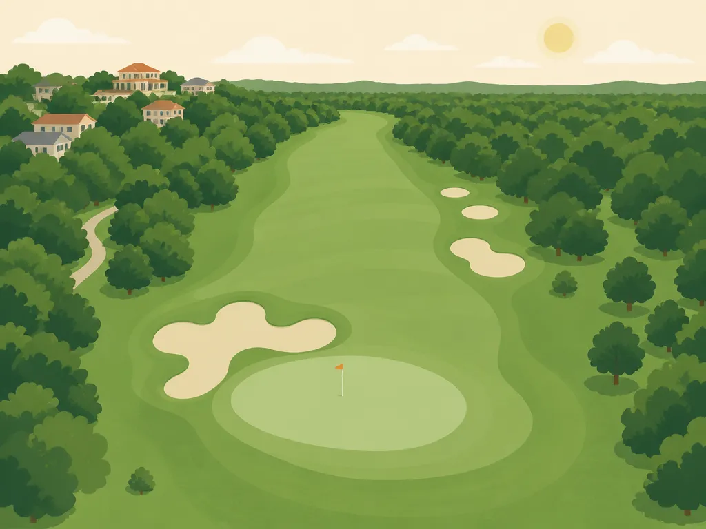 Illustration of The University of Texas Golf Club