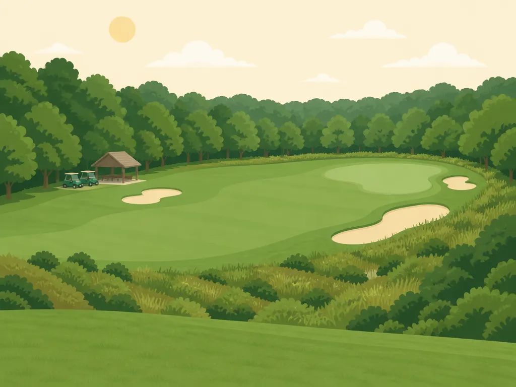 Illustration of Sassamon Trace Golf Course