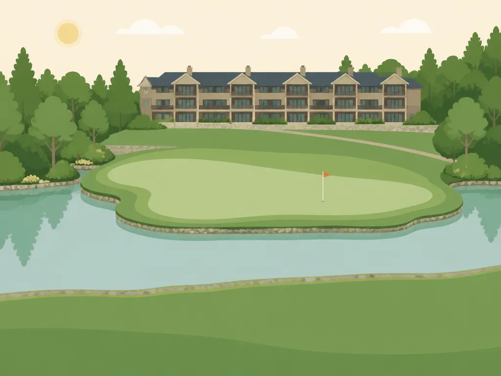 Illustration of Kahler Glen Golf Course