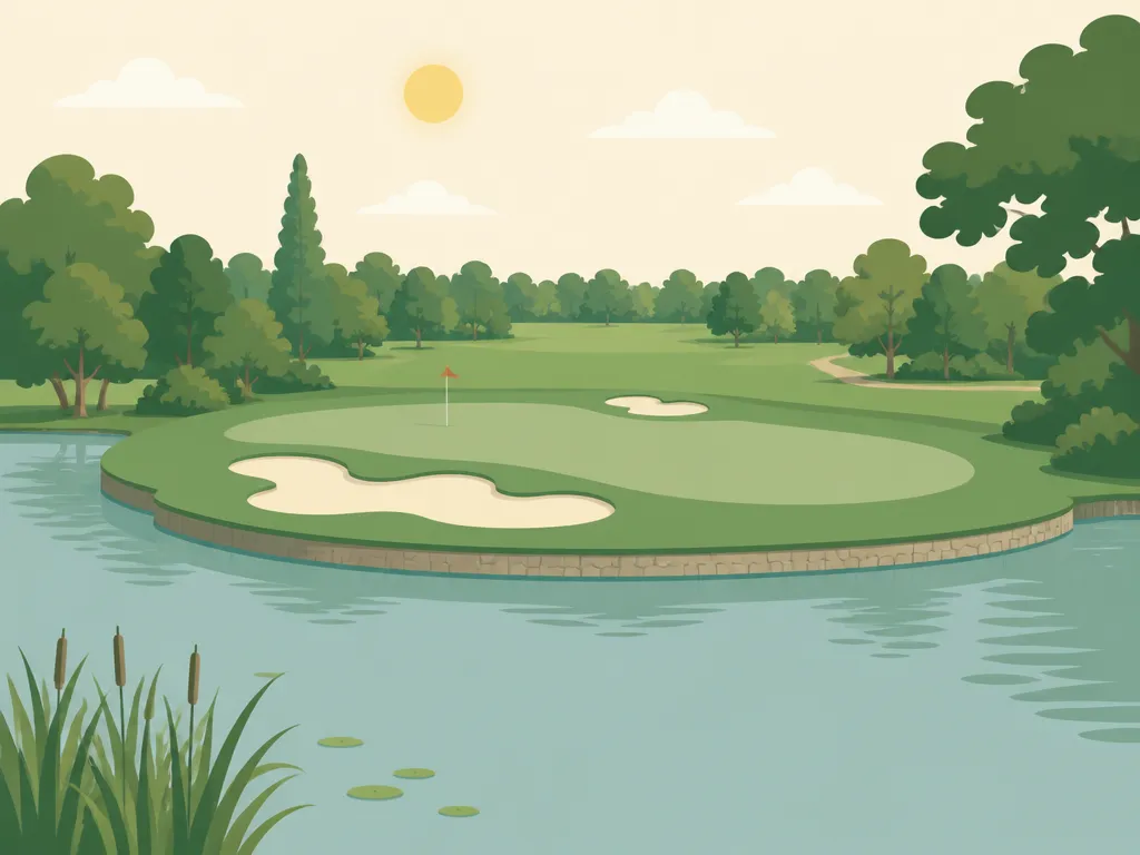 Illustration of Indian Shores Golf Course