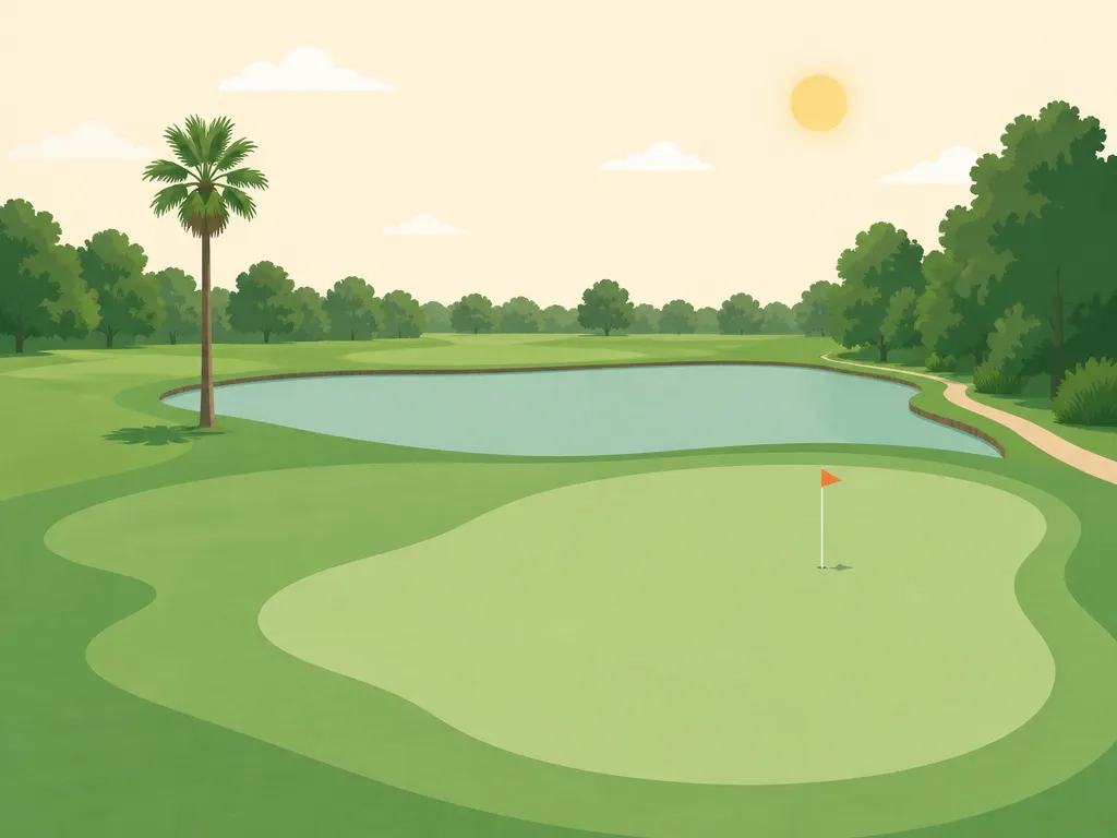 Illustration of Treasure Hills Golf Club