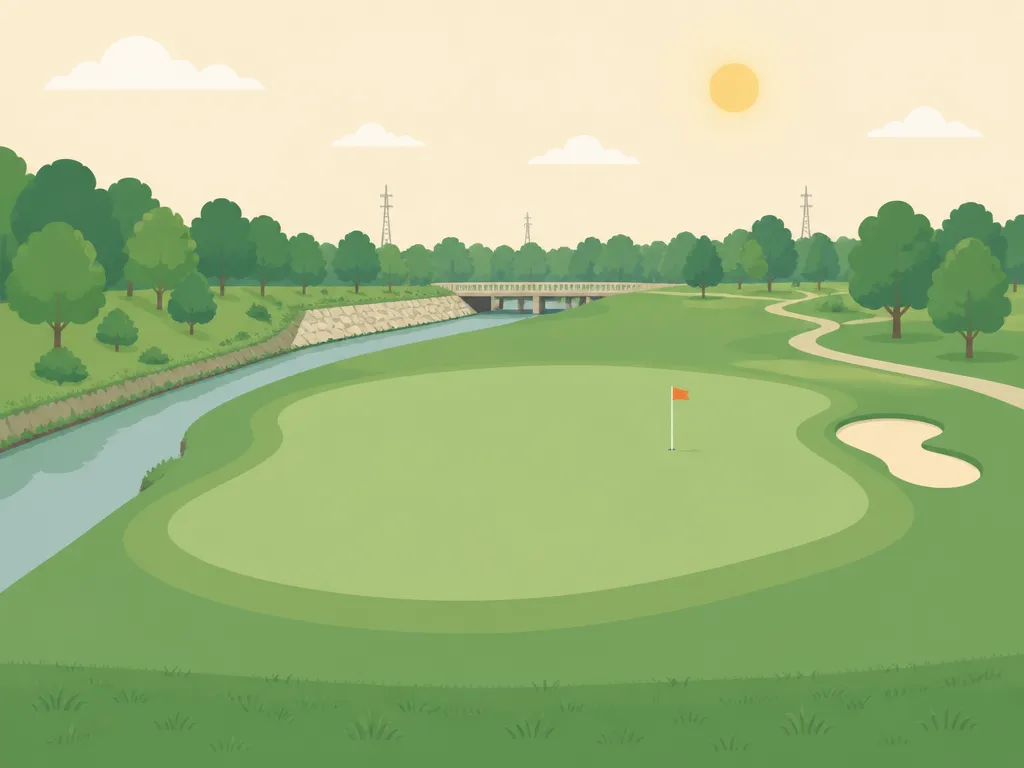 Illustration of Soldiers Memorial Field Golf Course