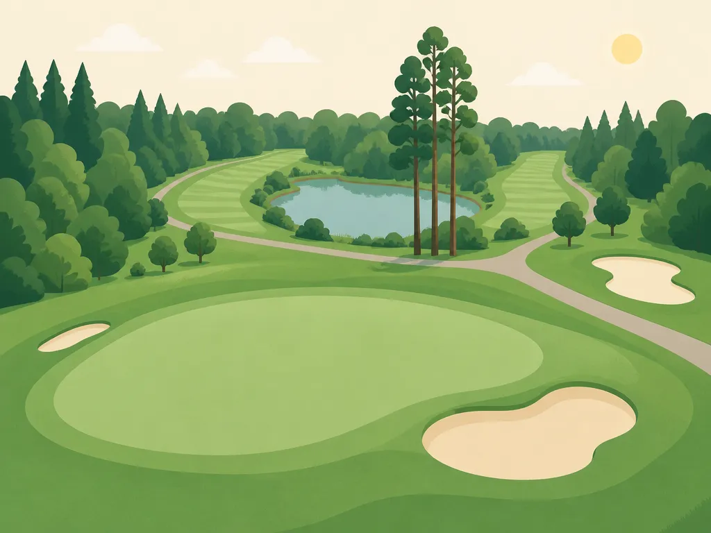 Illustration of Wing Point Golf & Country Club