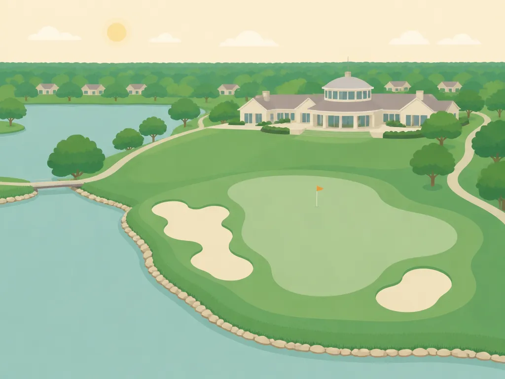 Illustration of River Run Country Club