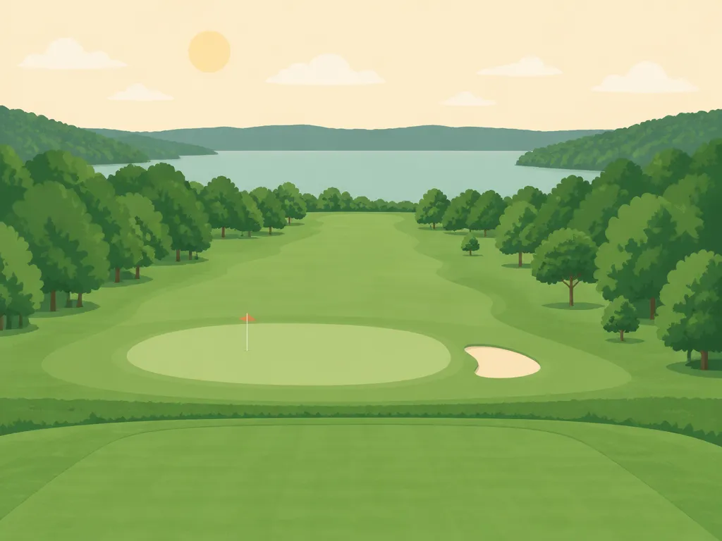 Illustration of Crystal Lake Golf