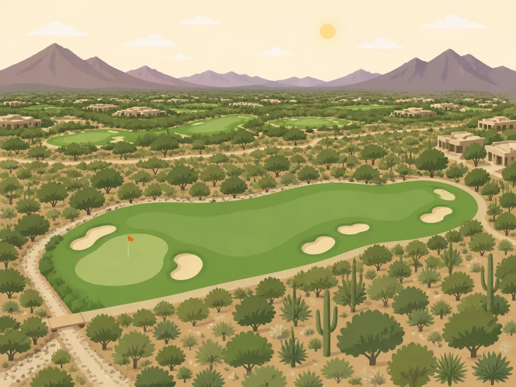 Illustration of Rancho Mañana Golf Club