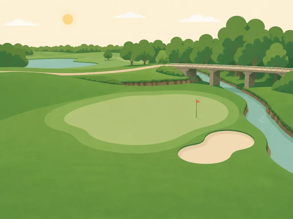 Illustration of Rivercut Golf Course