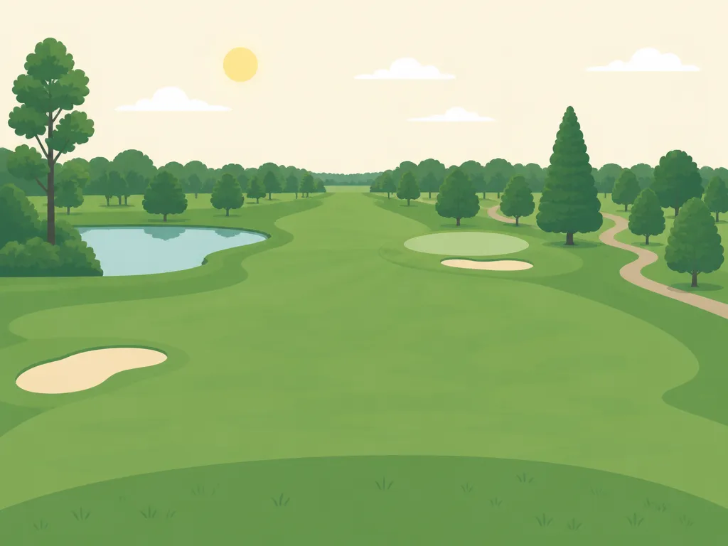 Illustration of Evansville Golf Course