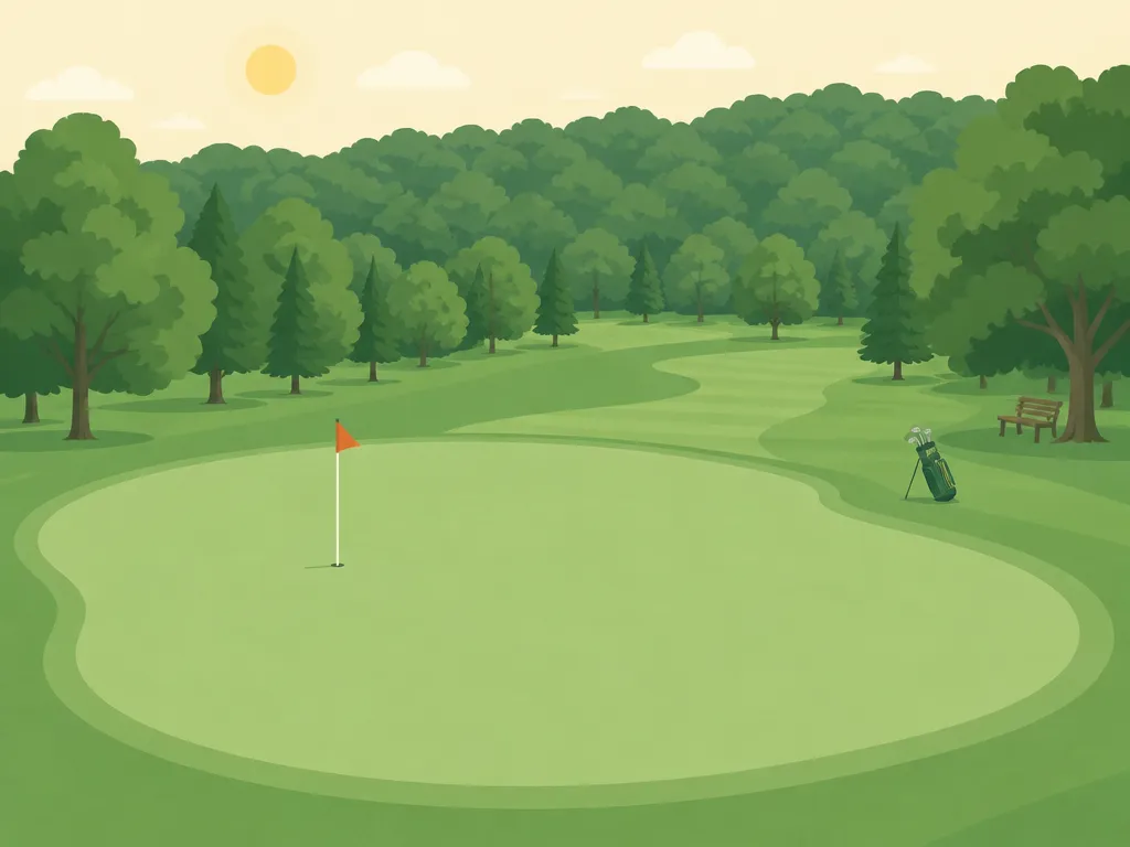 Illustration of Mastick Woods Golf Course