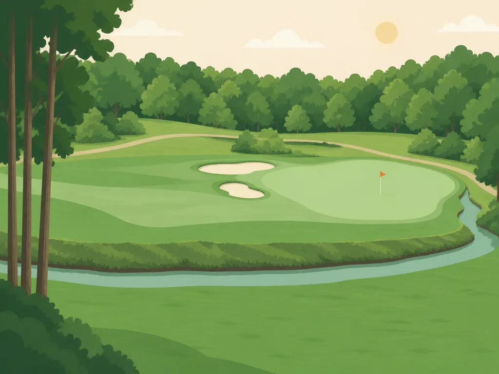 Illustration of Clifton-Fine Golf Course