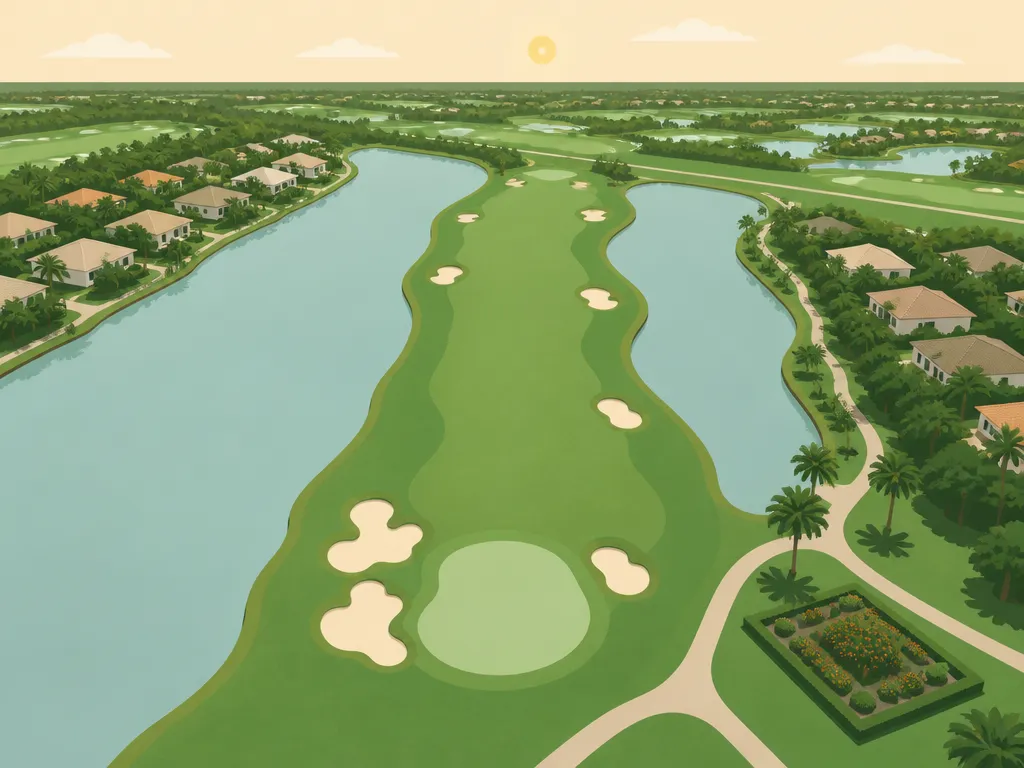 Illustration of Mirasol Country Club (Sunset)