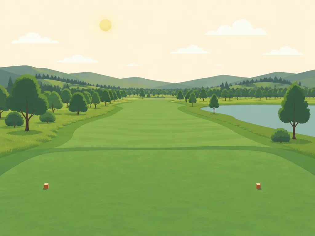 Illustration of Round Mountain Golf Club