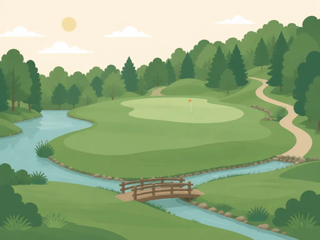 Illustration of Quadna Mountain Resort Golf Course