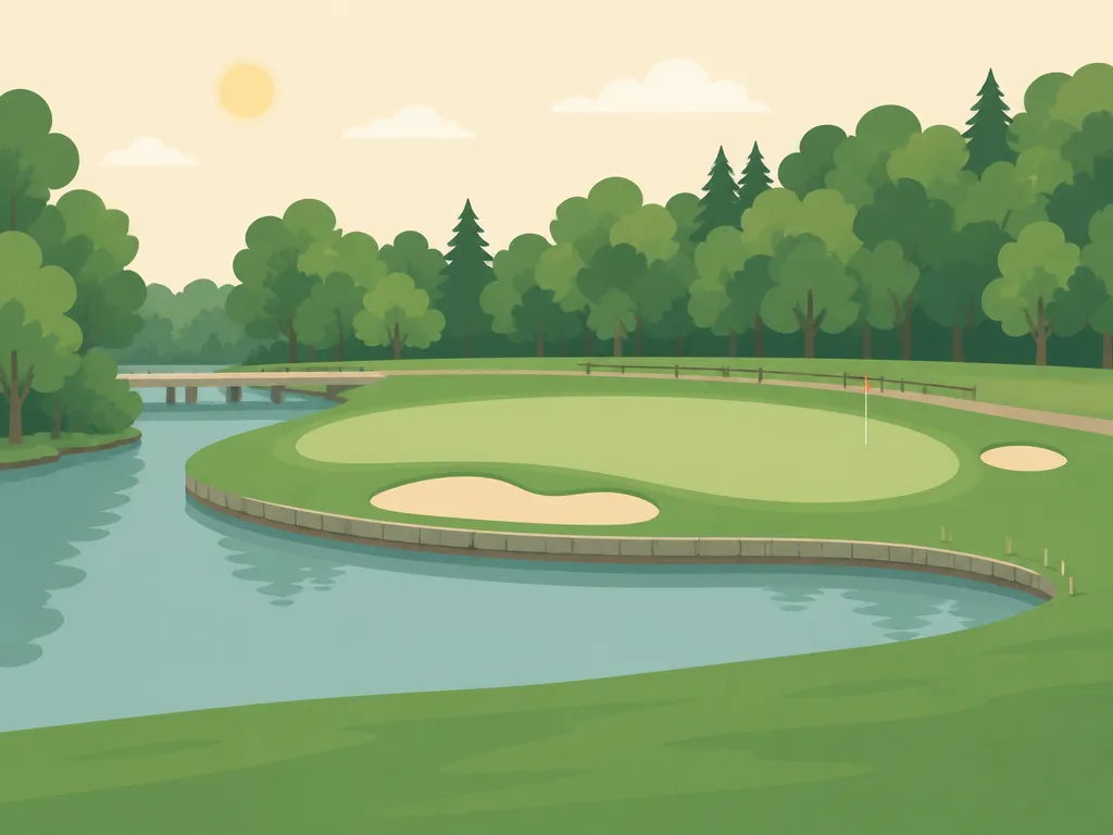 Illustration of Interlochen Golf Course