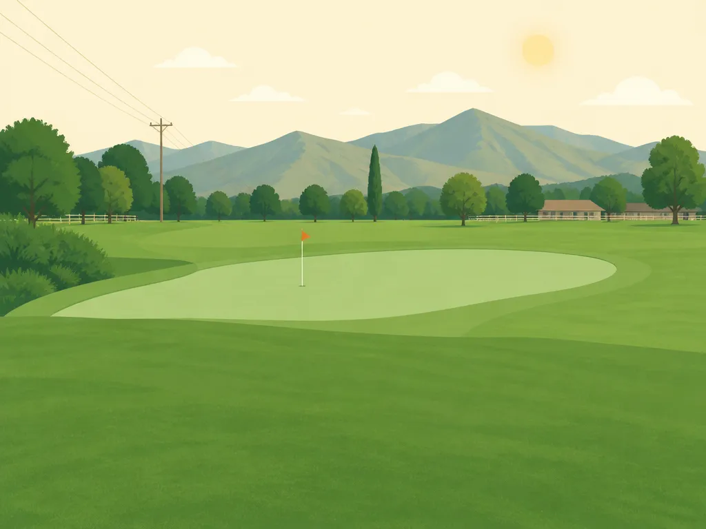 Illustration of Lakeside Golf Course