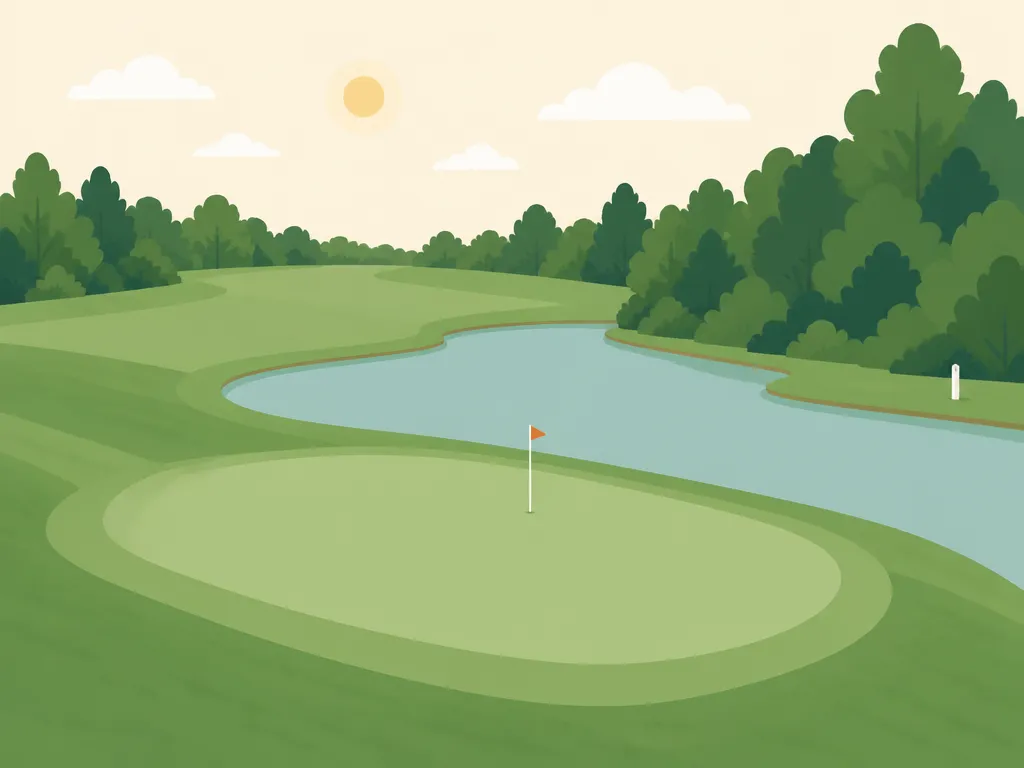 Illustration of Sandy Point Golf Course
