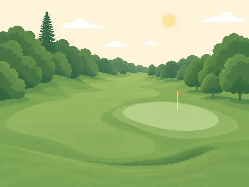Illustration of Highlands Golf Course
