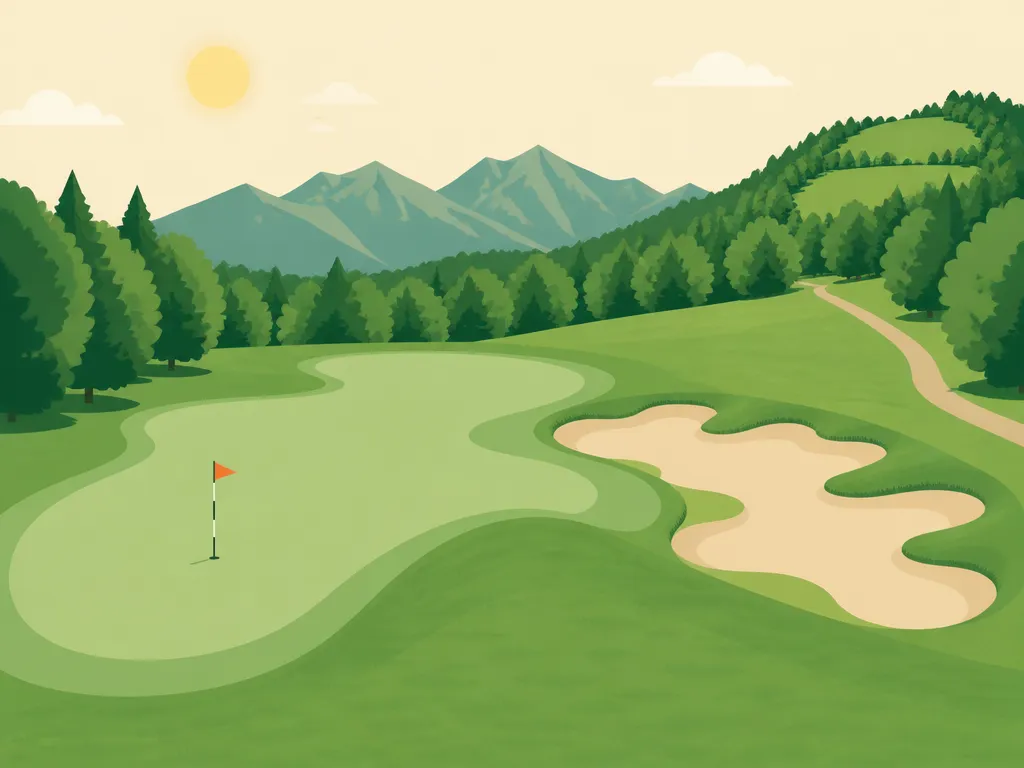 Illustration of Valberg Golf Club