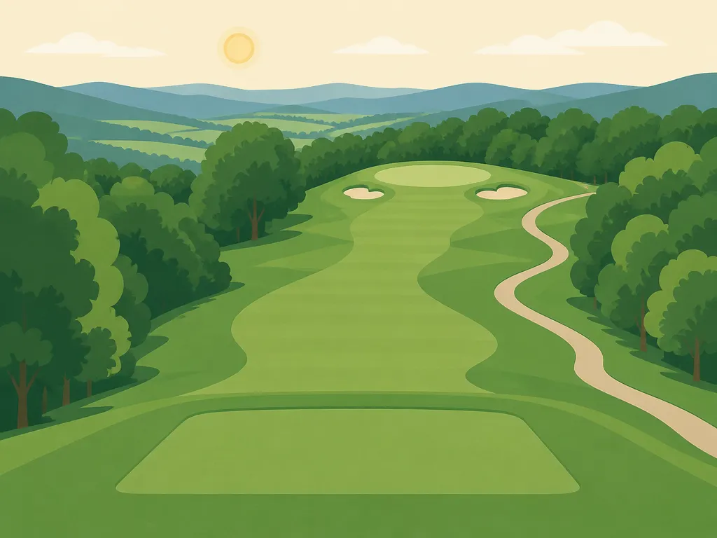 Illustration of Shenandoah Valley Golf Club (Titus)