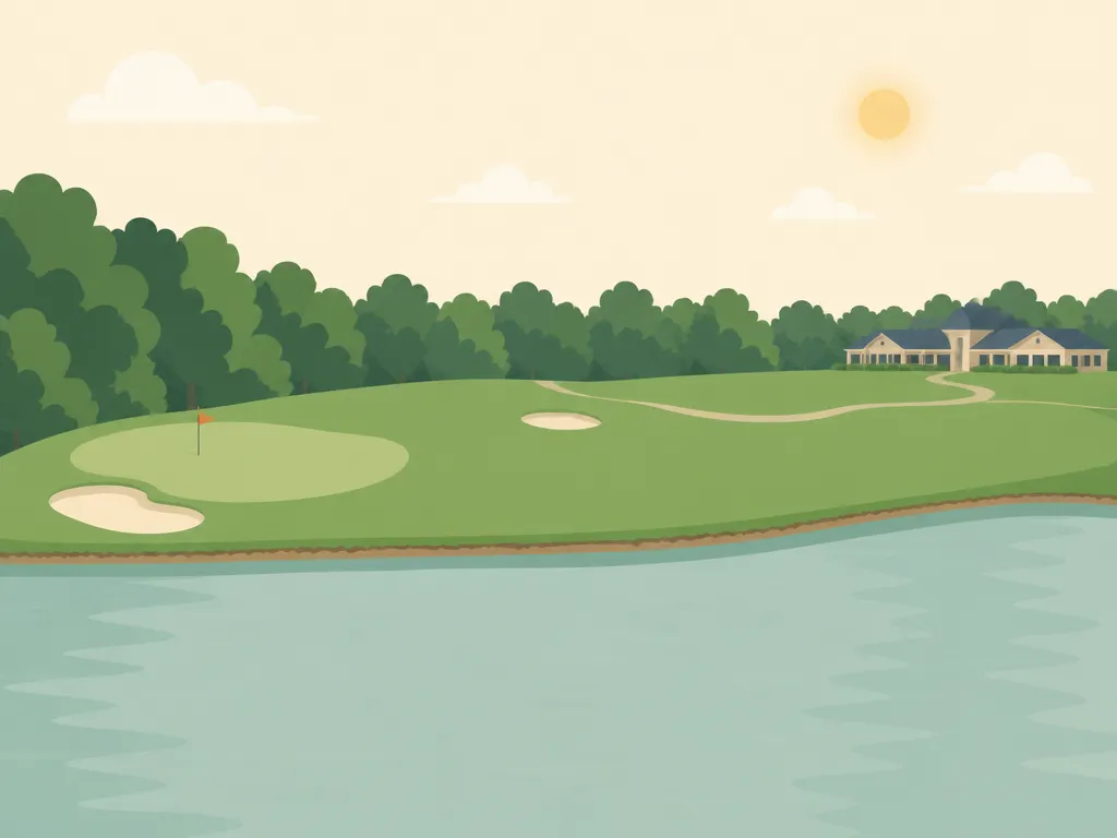 Illustration of Densons Creek Golf Course