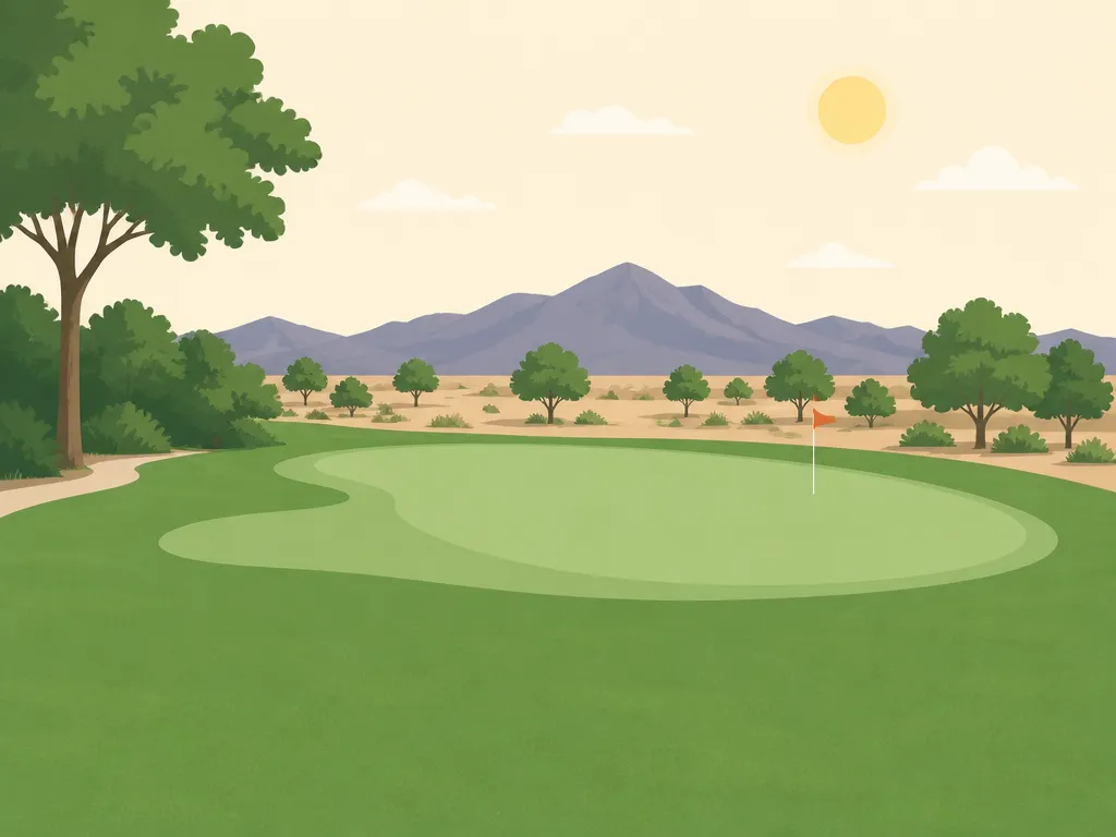 Illustration of Ajo County Club and Golf Course
