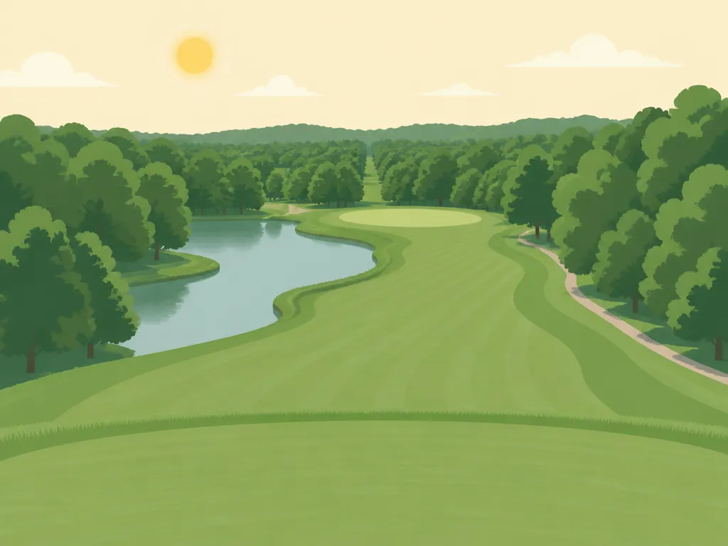 Illustration of Burden Lake Country Club