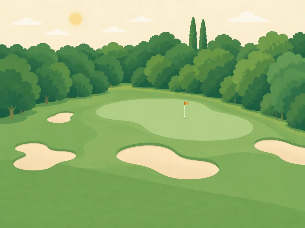 Illustration of Racing Club de France - Golf de la Boulie (La Forêt)