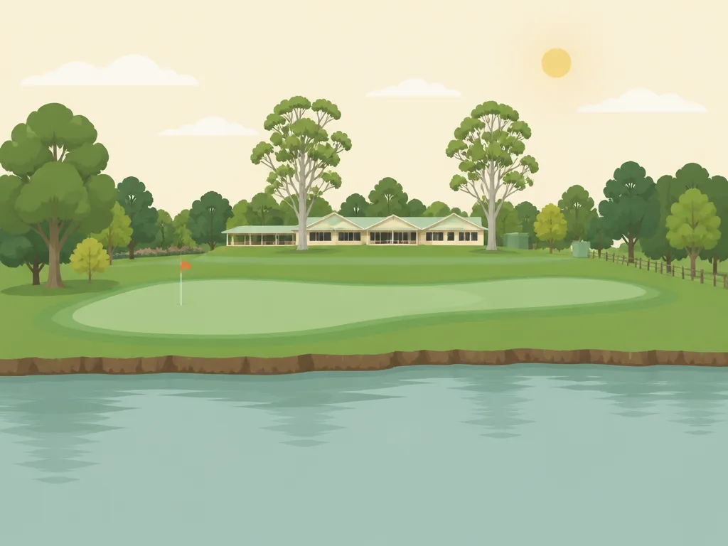 Illustration of Nanango Golf Club