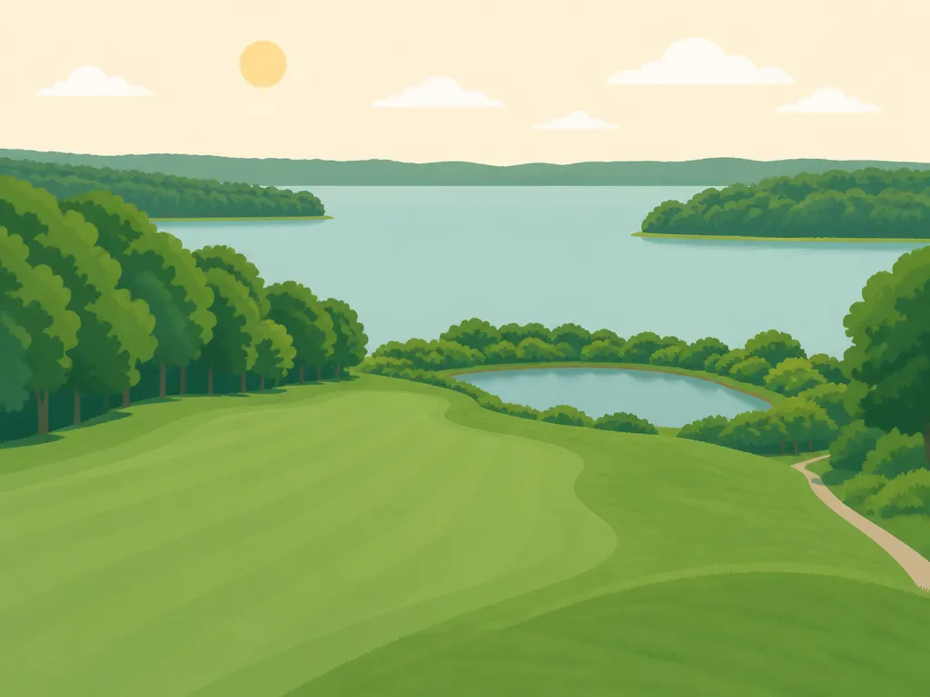 Illustration of Rarity Bay on Lake Tellico