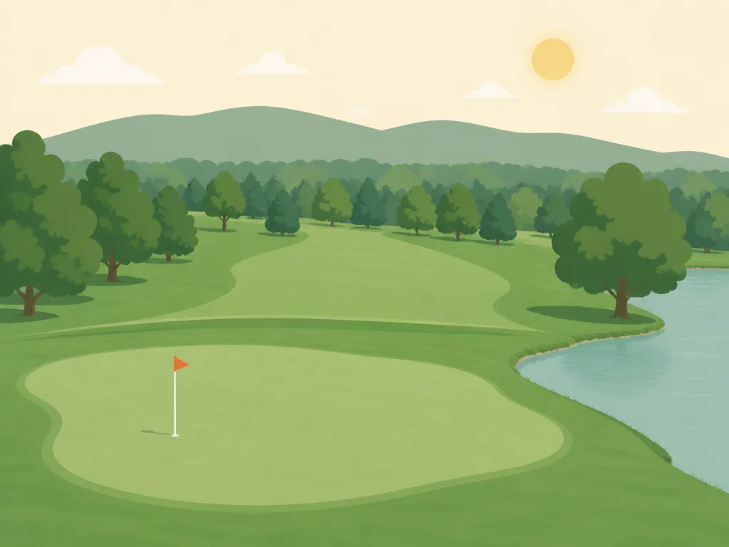 Illustration of New Paltz Golf Course